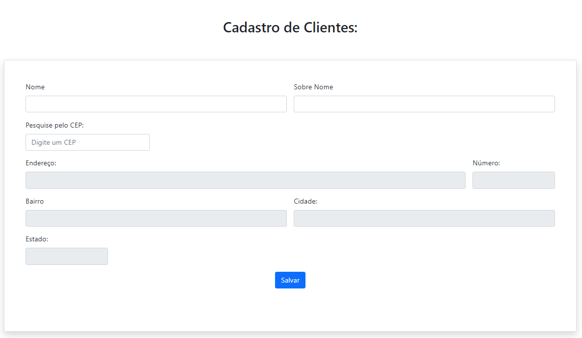 Projeto Cadastro Clientes (WebApi)