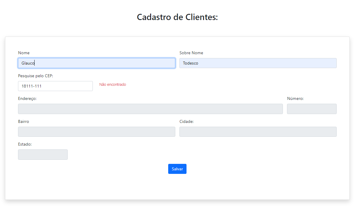 Projeto Cadastro Clientes (WebApi)