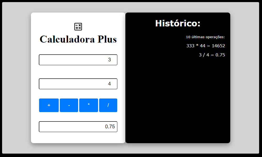 Projeto Calculadora